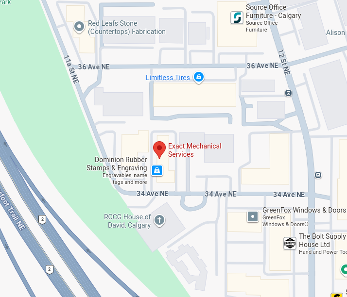 Exact Mechanical Services location map