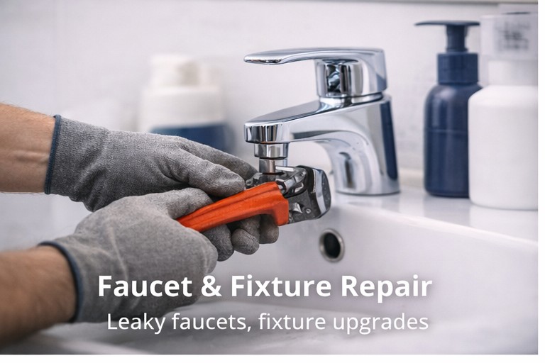 Faucet and fixture repairs